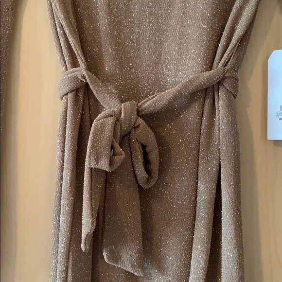 Leith Women’s Metallic Gold Dress XS - Picture 6 of 10